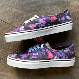 Vans Shoes | Vans Authentic Era Warped Floral Blktrwht Wmns | Poshmark